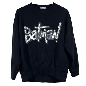 Los Angeles Project DC Comic Batman on Stussy Trademark Sign Sweatshirt Mens OS